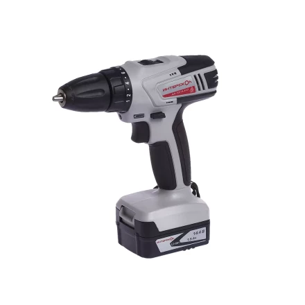 Аккумуляторная дрель-шуруповерт ИНТЕРСКОЛ ДА-10/14,4Л2 Li-ion АПИ 2х1.5Ач купить в Надыме