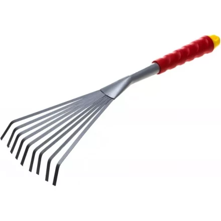Грабельки GRINDA веерные с плоскими зубцами, из углеродистой стали с коннекторной системой, 420 мм 8-421453_z01 купить в Надыме