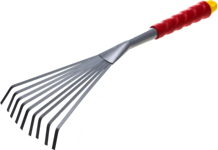 Грабельки GRINDA веерные с плоскими зубцами, из углеродистой стали с коннекторной системой, 420 мм 8-421453_z01 купить в Надыме