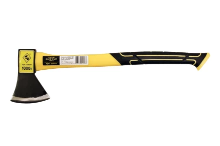 Топор валочный 1000 грамм с фиберглассовой рукояткой Энкор 23077 купить в Надыме