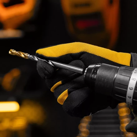 Сверло спиральное по металлу Denzel 8 x 117 мм, Р6М5, Golden Tip, 718239 купить в Надыме