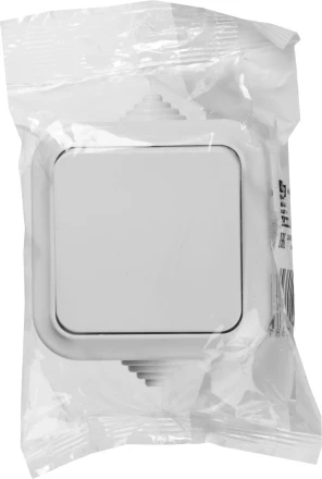 Выключатель STAYER "MASTER" "MAXIMA" одноклавишный, IP54, 6А, 220В 54301-W купить в Надыме