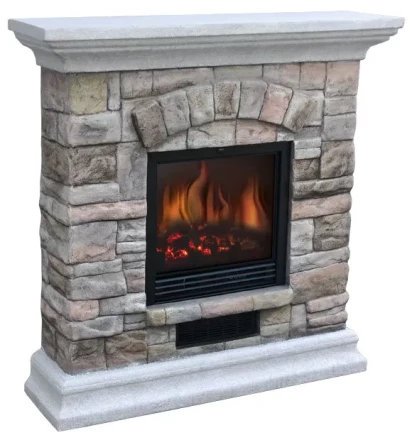 Электрокамин-камин электрический каминокомплект ELECTROLUX EFP/S 2018SBS светлый камень купить в Надыме