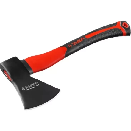 Топор ЗУБР "МАСТЕР" кованый с двухкомпонентной стеклопластиковой рукояткой, 0,8кг 2061-08 купить в Надыме