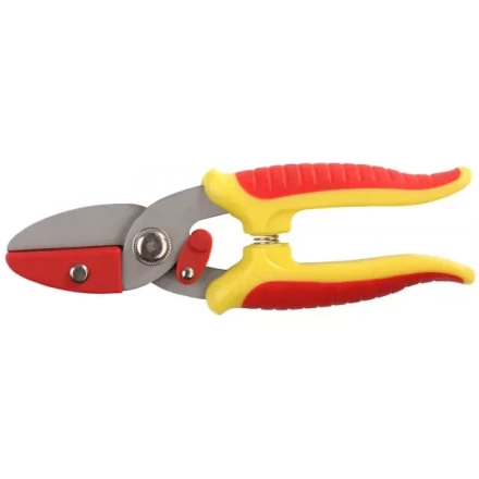 Секатор GRINDA "МИНИ" с 2-комп. ручками, с упорной наковальней, макс. диаметр реза - 8мм, 175мм 8-423285 купить в Надыме