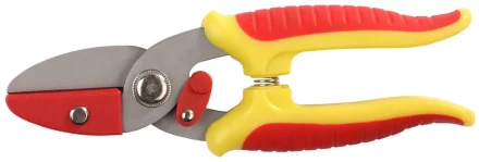 Секатор GRINDA "МИНИ" с 2-комп. ручками, с упорной наковальней, макс. диаметр реза - 8мм, 175мм 8-423285 купить в Надыме