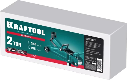 Домкрат подкатной гидравлический KRAFTOOL INDUSTRIE 43453-2 купить в Надыме
