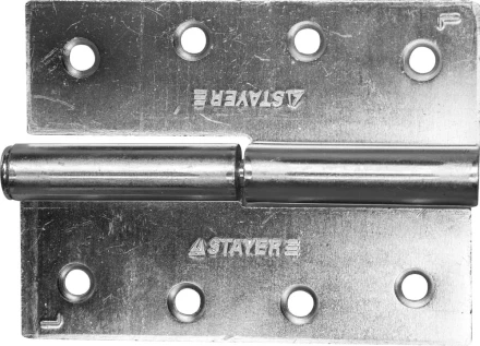 Петля дверная STAYER "MASTER" разъемная, цвет белый цинк, левая, 100мм 37613-100-1L купить в Надыме