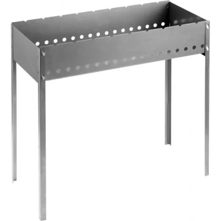 Мангал  GRINDA "BARBECUE", усиленный, толщина 1,5мм, 700х300х700мм 427783 купить в Надыме