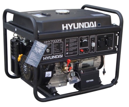 Бензогенератор Hyundai HHY 7000FЕ ATS + колеса купить в Надыме