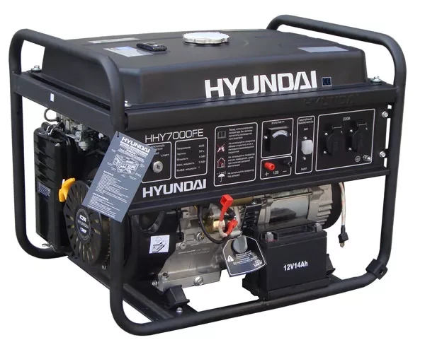 Бензогенератор Hyundai HHY 7000FЕ ATS + колеса купить в Надыме