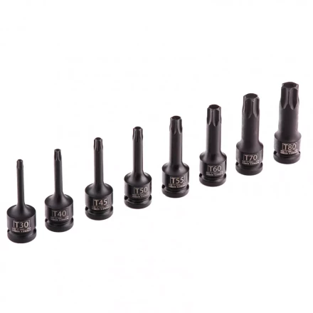 Набор ударных торцевых головок TORX 1/2",  в кейсе 8 шт Stels 13999 купить в Надыме