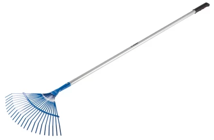 Грабли ЗУБР "ЭКСПЕРТ" веерные, 22 плоских зубца, алюминиевый черенок, 440х250х1630мм 39587 купить в Надыме