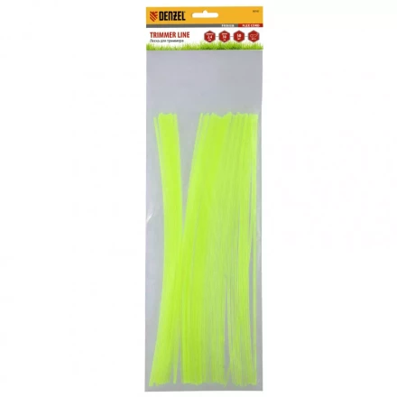 Леска для триммера круглая нарезанная 2,4 мм х 30 см 50 шт Flex cord Denzel 96101 купить в Надыме