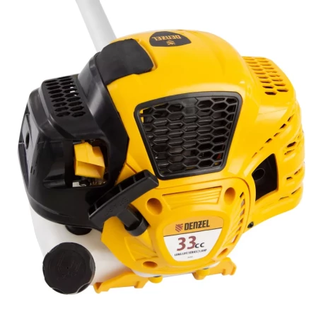 Триммер бензиновый DTL-33S, 33 см3, разъемная штанга, состоит из 2 частей Denzel 96262 купить в Надыме