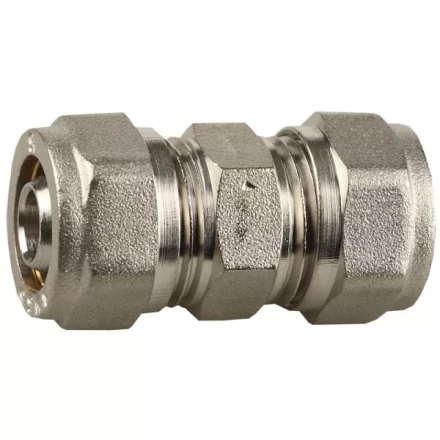 Муфта ЗУБР соединительная, цанга-цанга, 16х2,0, никель 51400-16 купить в Надыме