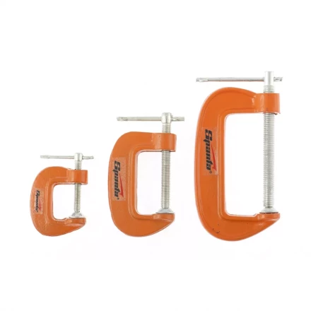 Набор: струбцины G-образные, 3 шт., 25-50-75 мм SPARTA 206755 купить в Надыме