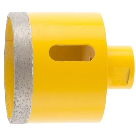 Сверло алмазное по керамограниту 68мм мокрое резание М14 DENZEL 72693 купить в Надыме