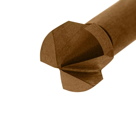 Зенковка конусная под М6, HSS, по металлу, цилиндрический хвостовик Denzel 72307 купить в Надыме