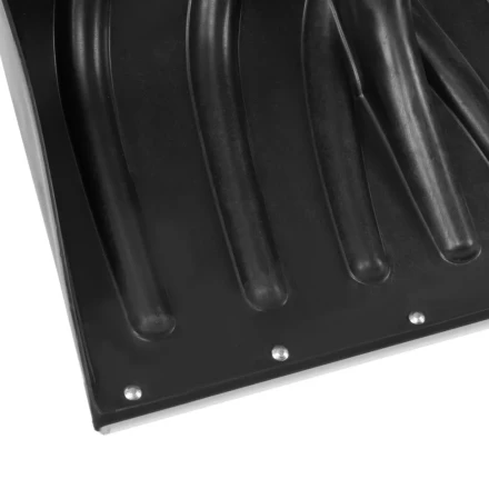 Лопата для уборки снега пластиковая, 490х325х1380 мм, стальной черенок, Palisad 61661 купить в Надыме