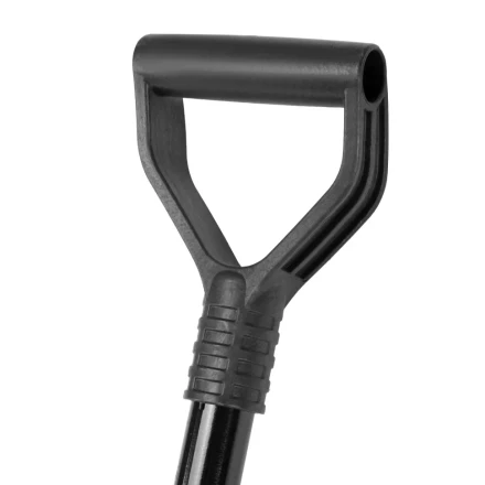 Лопата для уборки снега пластиковая, 490х325х1380 мм, стальной черенок, Palisad 61661 купить в Надыме