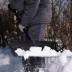 Лопата для уборки снега пластиковая, 490х325х1380 мм, стальной черенок, Palisad 61661 купить в Надыме