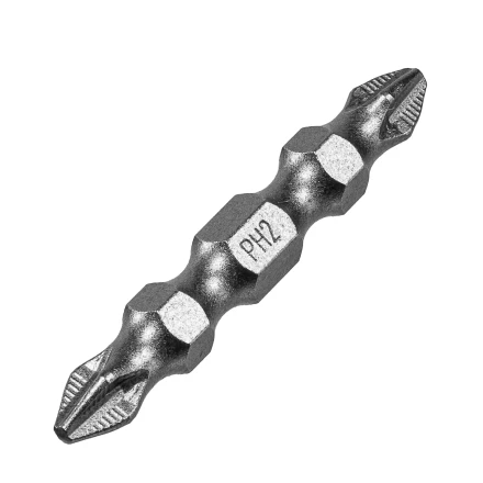 Бита двухсторонняя, PH2-PH2 х 45 мм, сталь S2, 10 шт. Denzel 11673 купить в Надыме