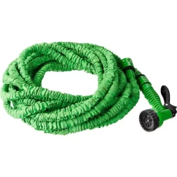 РОСТОК. Набор поливочный: Шланг удлиняющийся 15 м, распылитель пистолетный 7 поз., адаптер внеш 1/2"x3/4" 428498-15