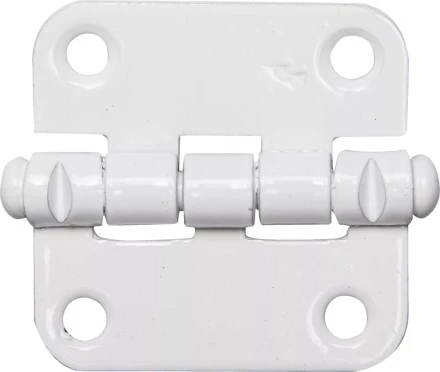 Петля накладная стальная "ПН-40", цвет белый, универсальная, 40мм 37621-40 купить в Надыме