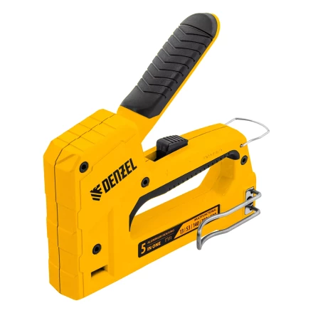 Степлер мебельный Denzel 40215, тип 53 и 13, 6-14мм, тип 140, 10-14мм, тип 300, 15мм, тип 500, 15мм купить в Надыме