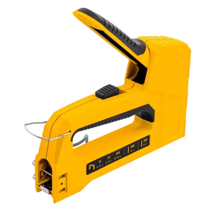 Степлер мебельный Denzel 40215, тип 53 и 13, 6-14мм, тип 140, 10-14мм, тип 300, 15мм, тип 500, 15мм купить в Надыме