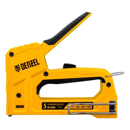 Степлер мебельный Denzel 40215, тип 53 и 13, 6-14мм, тип 140, 10-14мм, тип 300, 15мм, тип 500, 15мм купить в Надыме