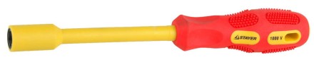 Отвертка STAYER &quot;INSULATED&quot; MAX-GRIP диэлектрич, Cr-V, HEX 12x125мм 25829-12-125 G купить в Надыме