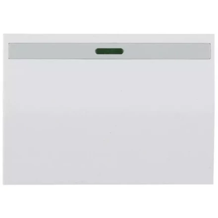 Выключатель СВЕТОЗАР "ЭФФЕКТ" одноклавишный, с эффектом свечения, без вставки и рамки, цвет белый, 10A/~250B SV-54431-W купить в Надыме