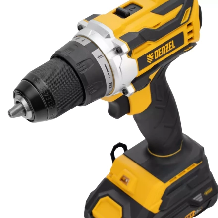 Дрель-шуруповерт аккумуляторная Denzel  BLDL-18-0 26140, бесщет.2 Li-Ion, 18 В купить в Надыме