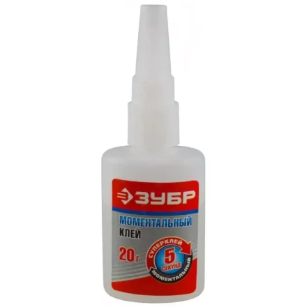 Клей ЗУБР моментальный, на блистере, 20 г 41906 купить в Надыме