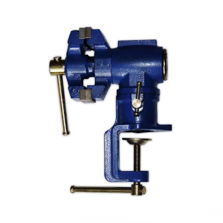 Тиски слесарные цилиндрические поворотные 63/38мм с наковальней Энкор 20008 купить в Надыме