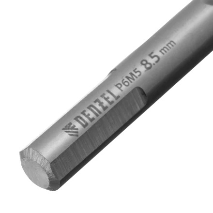 Сверло спиральное по металлу Denzel 8,5 x 117 мм, Р6М5, Golden Tip, 718240 купить в Надыме