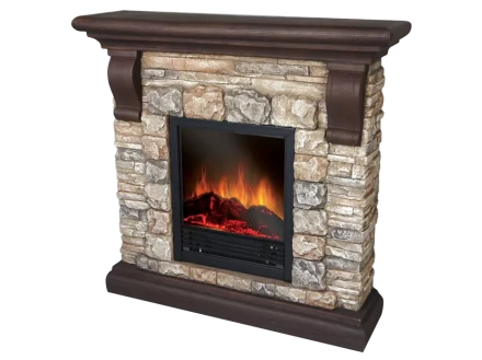 Электрокамин-камин электрический каминокомплект ELECTROLUX EFP/S 2118SDS темный камень купить в Надыме