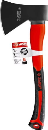 Топор ЗУБР "МАСТЕР" кованый с двухкомпонентной стеклопластиковой рукояткой, 1,0кг 2061-10 купить в Надыме