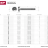 Винт DIN 7985 M5x30мм, 7шт, кл. пр. 4.8, оцинкованный, ЗУБР 303156-05-030 купить в Надыме