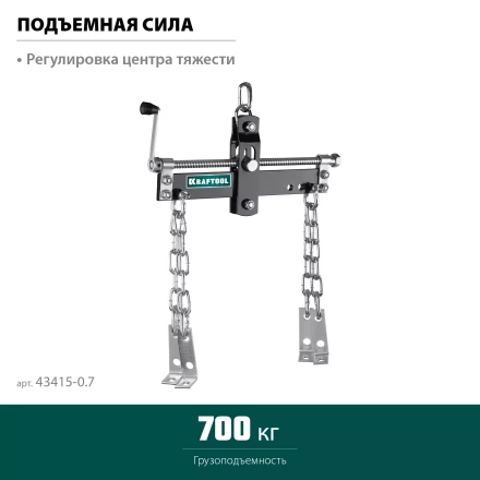 Траверсы для гидравлического крана KRAFTOOL 43415-0.7 купить в Надыме