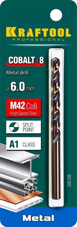 Сверла по металлу HSS-Co 29656-6 купить в Надыме