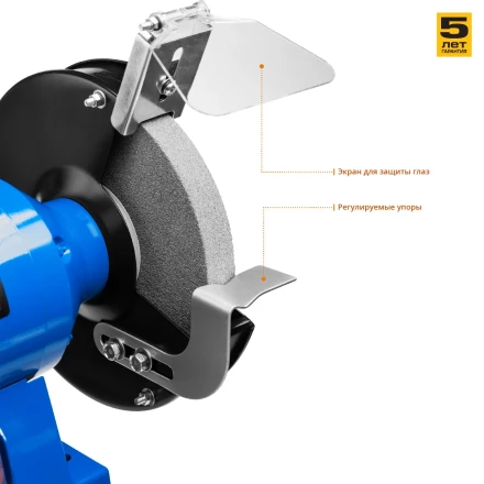 Точило с фонарем ЗТШМЭ-250-750 серия ПРОФЕССИОНАЛ купить в Надыме