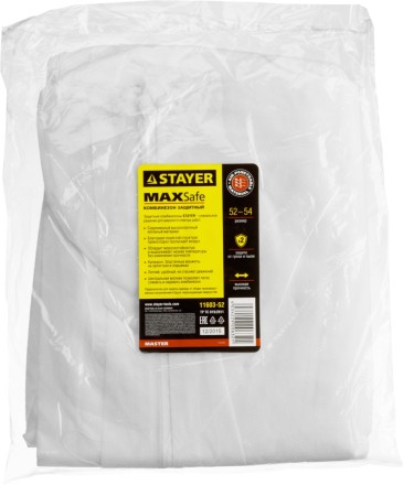Комбинезон STAYER &quot;MASTER&quot; защитный из спанбонда, 52-54 размер 11603-52 купить в Надыме