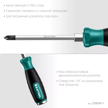 Ударные отвертки IMPACT 250034-1 купить в Надыме