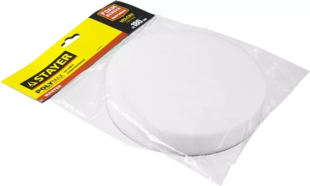 Полировальная насадка STAYER "MASTER" из поролона на липучке d=180мм 35920-180 купить в Надыме