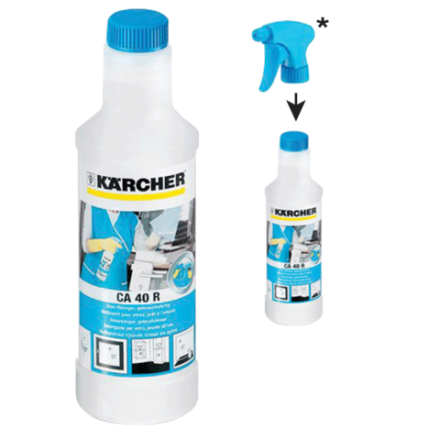 Средство чистящее KARCHERC A40R, для стекол, 0,5 л, БЕЗ РАСПЫЛИТЕЛЯ купить в Надыме