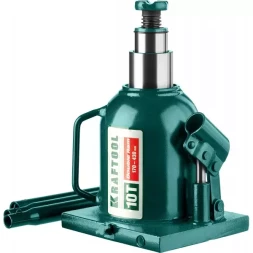 Домкрат гидравлический бутылочный "Double Ram", сварной, телескопический, 10т, 170-430мм, KRAFTOOL 43463-10 43463-10