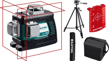 Нивелиры лазерные LL-3D, 360 град, 20/70м, IP54 34640-3 купить в Надыме